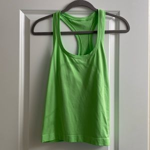 Swiftly tech racerback tank top cropped